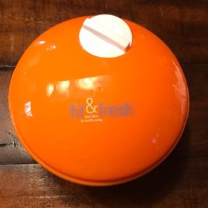 Salad,Veggie,Fruit Bowl,Ice Pack& Dressing Holder